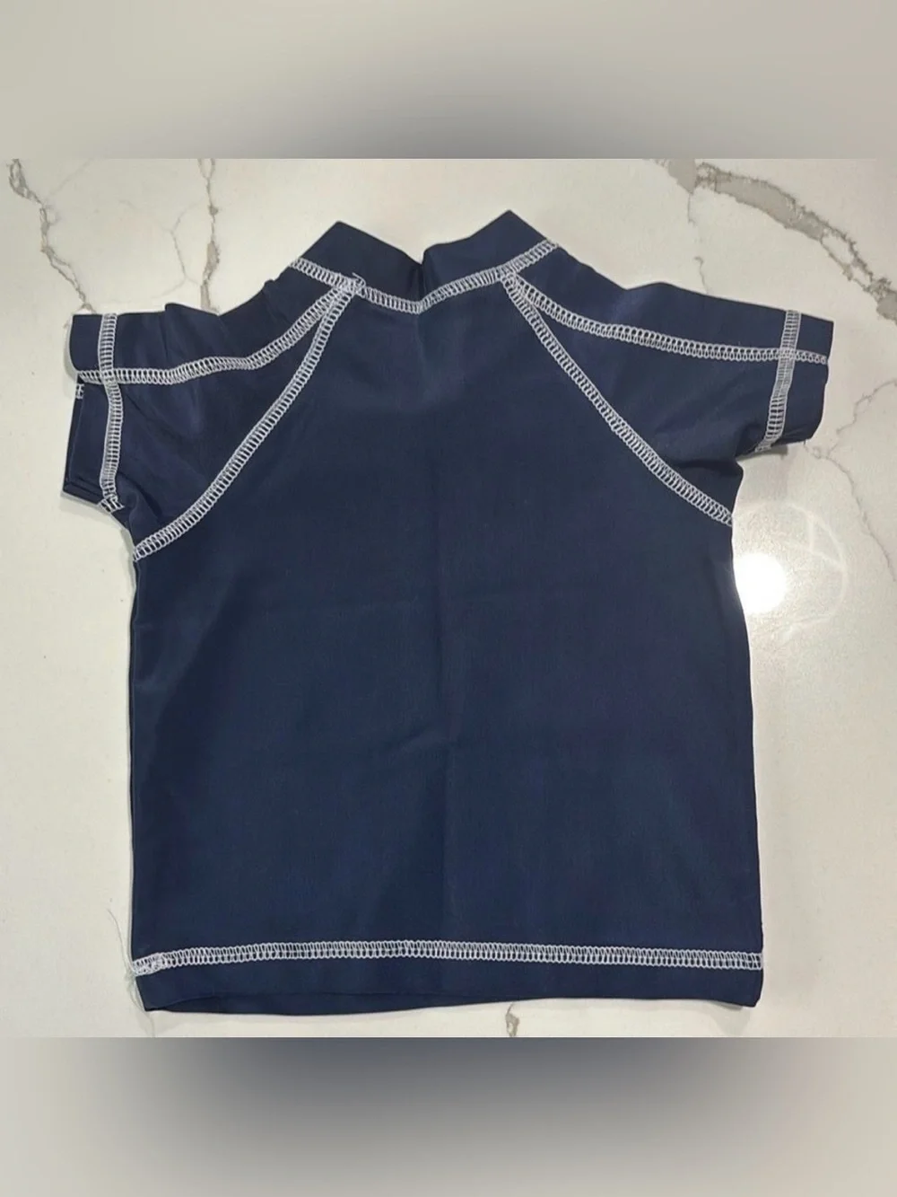 OshKosh B’GOSH | Navy Blue Boys Rash guard Swim Top Surf Size 6-9 Months